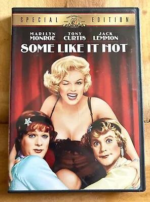 Some Like It Hot (DVD 2001) Marilyn Monroe Movie W/ Special Features VG • $3.30