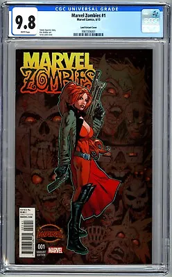 Marvel Zombies (2015) #1B CGC 9.8 Greg Land Elsa Bloodstone Variant Cover • $139.95