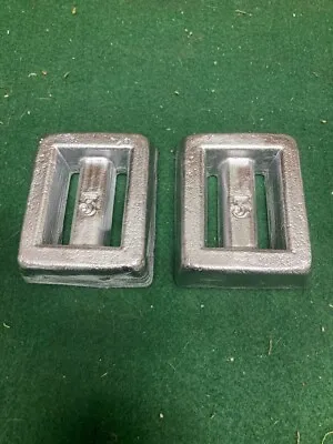 Two 3 Lb Lead SCUBA Or Snorkeling Dive Weights • $13.50