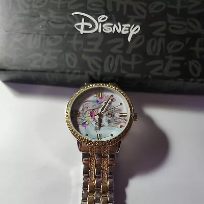 $24.95 • Buy Disney Ariel Princess The Little Mermaid Womens Two Tone Stainless Steel Watch