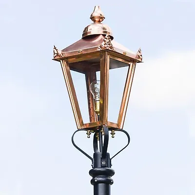 EX-DISPLAY 60cm Copper Victorian Lantern - Replacement Lamppost Top • £110