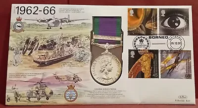 2000 JS(MIL)24 Benham Ltd Ed Flight UK Military QEII General Service Medal Cover • $11.18