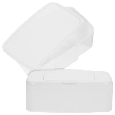 2pcs Dispenser Tissue Holder Storage Box Napkin Nappy Towel Mask-DH • £13.99