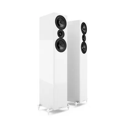 Acoustic Energy AE509 Floorstanding Speakers (Pair) Gloss White • £2399