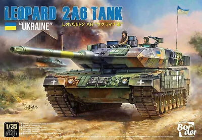 Border BT-031 1/35 UKRAINE LEOPARD 2A6 TANK MODEL KIT • $50.08