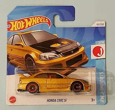 Hot Wheels Honda Civic Si. New Collectable Toy Model Car. HW J-Imports Series. • £4.25