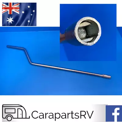 ARTWELL CARAVAN JACK LEG WINDING HANDLE WITH SLOT STYLE SHAFT X 565mm Long • $33.99