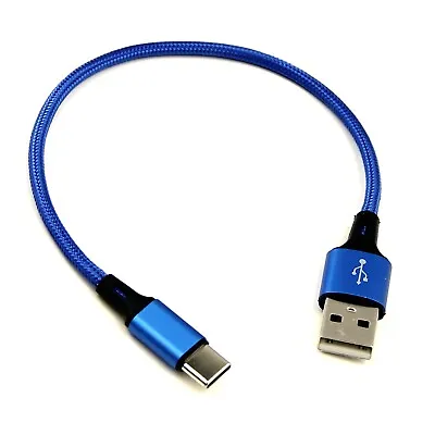 Short USB Type-C Charging Data Cable Lead For Huawei P30 P20 P40 Mate 20 X Lite • £2.70