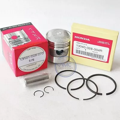 PISTON KIT & PIN 0.75 OS DIA=50.75mm FOR HONDA S90 CS90 SL90 CL90 CT90 ST90 CM91 • $31.50