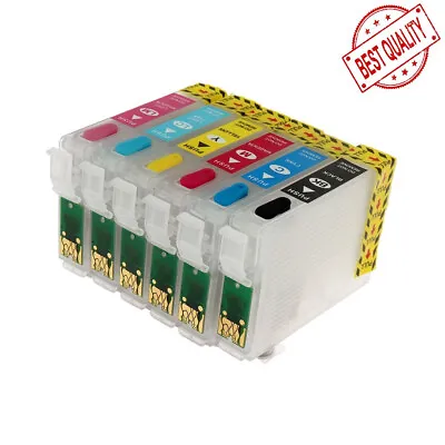 Refillable Ink Cartridge T0781 For Epson R260 R280 R380 RX580 RX680 Artisan 50 • $33.13