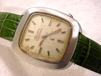 Vintage Large Antique Space Age Unusual BULOVA ACCUTRON Mens Watch • £16.07