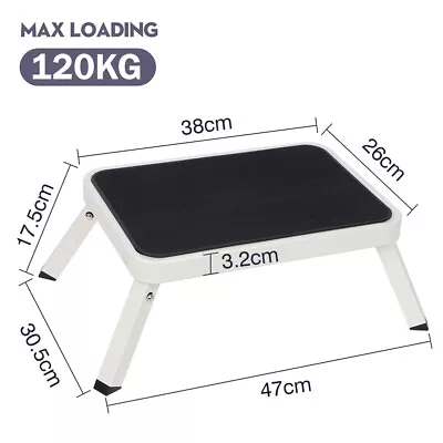 Portable Folding Aluminium Step Caravan Accessories Ladder Stool Trailer 120KG • $34.49