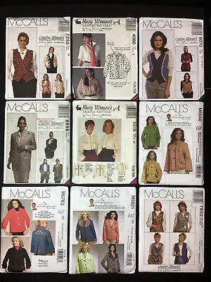 Lot Of 9 Nancy Zieman McCall's Sewing Patterns Uncut Factory Folded Plus Size • $6.99