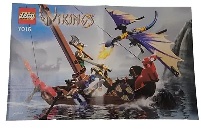 LEGO Vikings: Viking Boat Against The Wyvern Dragon 7016 (NO BOX - Sealed Bags) • $90