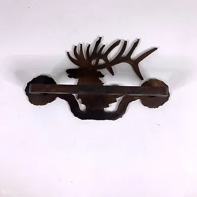 Elk Metal Reversible Drawer Pull Cabinet Handle Lodge Cabin Style Rustic • $9.99