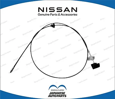 Genuine Nissan S13 SILVIA Bonnet Release Cable Wire 65620-35F45 • $76.50