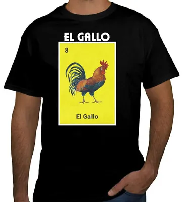 El Gallo Loteria Mexican Bingo T Shirt Gift Celebration The Rooster  Rooster • $10.99