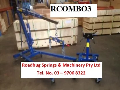 Engine Crane Folding 1800kg Engine Stand 900kg Load Leveller Part No.: RCOMBO3 • $615