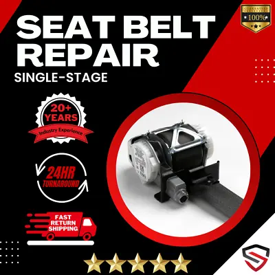 Mazda Miata Single Stage Seat Belt Repair Service - For All Mazda Miata ⭐⭐⭐⭐⭐ • $64.99
