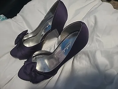 Michaelangelo  Maribelle  Women's Satin Pumps Shoes Open Toe Formal Bridesmaid • $9