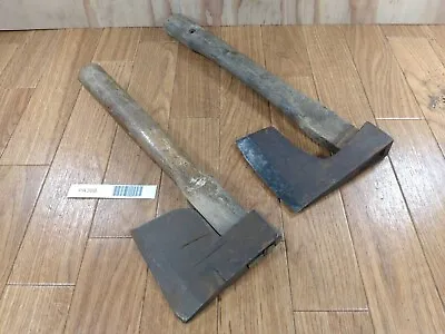 BROKEN DAMAGED Japanese Vintage Carpentry Tool NATA AXE ONO Hatchet SET PA368 • $78.71