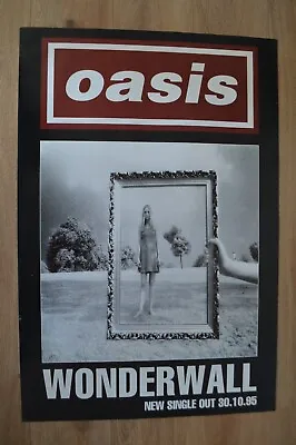 Oasis Poster - Original Promo- Wonderwall 1995 • £50
