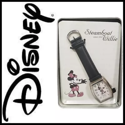 2004 Disney Steamboat Willie Watch In Tin M6723 • $113.20