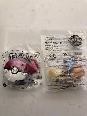 McDonalds Pokémon Set Of 2 Happy Meal Sealed Toys  • $10.80