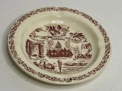 Vintage Vernon Kilns California USA 5.5” Souvenir Ashtray • $12