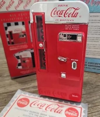 Rare Vintage Have A Coke Drink Coca-Cola Bottles Vending Machine Musical Bank • $125