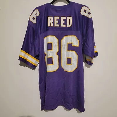 Vintage Minnesota Vikings Jake Reed #86 Starter Jersey NFL Size XL 90s • $15