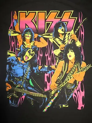 Vintage Kiss Band Concert Men T-shirt Black Short Sleeve All Sizes S-4Xl TA2171 • $23.99