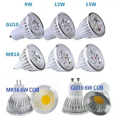 LED Bright Globe Spot Light GU10 MR16 6W 9W 12W 15W 220V 12V Downlight Bulbs AU • $69.99