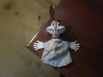 Vintage Bugs Bunny Gray White Hand Puppet By Mattel 1960s Good Condition • $54