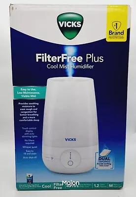 Vicks Filter Free Plus Cool Mist Ultrasonic Humidifier - 1.2gal • $29.99