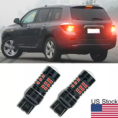 2pcs 7443 Red Strobe Flashing Brake Tail Light Bulbs For Toyota RAV4 Highlander • $18.99