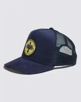 Vans OTW CURVED BILL - Mens Trucker Hat (NEW) Snapback NAVY BLUE CAP - Free Ship • $26.69