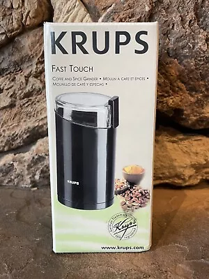 KRUPS Fast Touch Electric Coffee And Spice Grinder With Stainless Steel Blades • $23.99