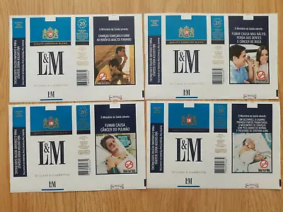 Opened Empty Cigarette Hard Pack--84 Mm-Brazil-L & M-7 Different • $3.50