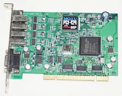 Motu Audio Interface Core System Pci-424 Unconfirmed Operation With Cuemix Dsp • $419.99
