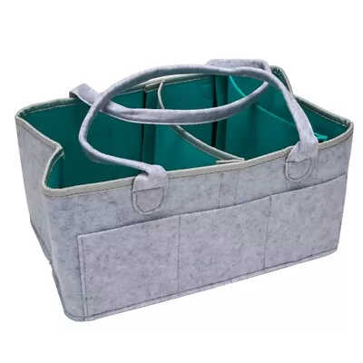 2X(Baby Organizer - Portable Storage Basket - Essential Bag For Nursery Changin • £21.07