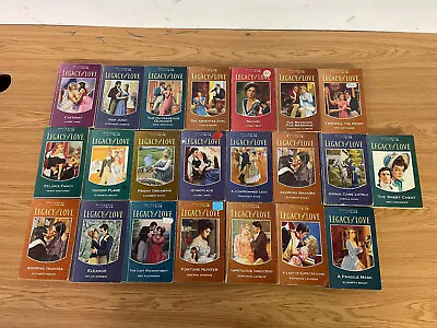 Job Lot Collection Of 22 Mills & Boon Legacy Of Love Books • £80