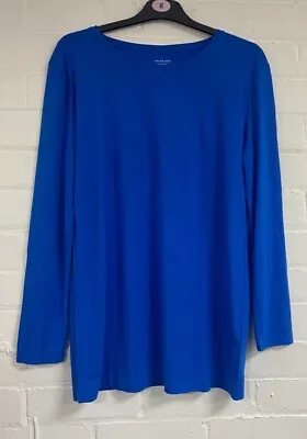 EX M&S Crew Neck Relaxed Long Sleeve Longline Top Sizes 6 - 22 (G2.193) • £7.95