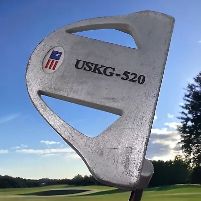 USKG 520 U.S. Kids Golf UL 54 Mallet Putter RH Steel Junior 28  Youth Boys Girls • $13.99