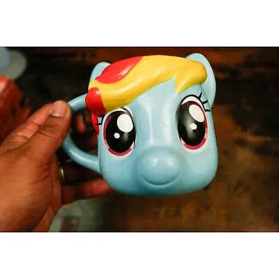 My Little Pony Rainbow Dash 3D Sculptured Hasbro Vandor LLC Coffee Mug Tea Cup • $12.92