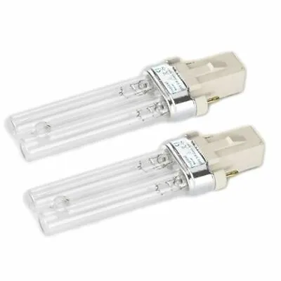 Twin Pack 5w 5 Watt Pls Pond Filter Uv/uvc Bulb/light/tube/lamp Ultra-violet Cla • £6.95