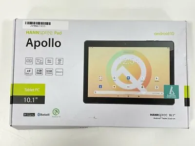 £119 • Buy HANNspree 10.1 Inch Apollo Pad + 32 GB Internal Storage, Bluetooth 5.0, Dual Cam