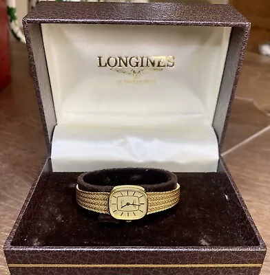 Longines 9ct Solid Gold Womens Watch • £595