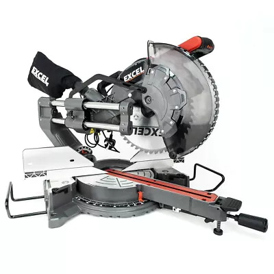 Excel 12  305mm Sliding Mitre Saw Double Bevel 1800W 240V With Laser • £234