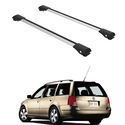 Roof Rack Cross Bars Set To Fit Volkswagen Jetta Variant 1996-2006 Gray Set • $110